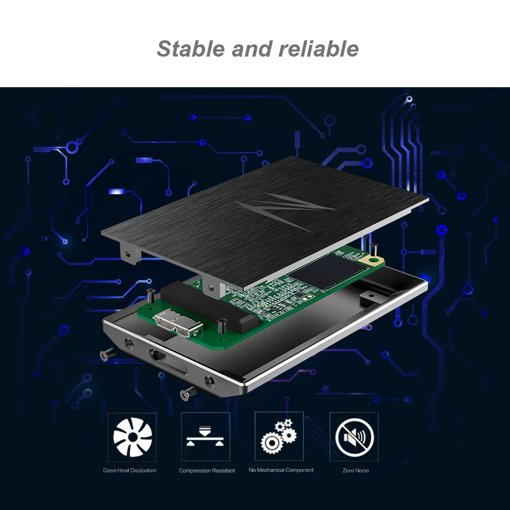 Внешний твердотельный накопитель Netac Z1 128 ГБ 256 512 Гб SSD Суперскоростной USB 3 0 кэш Мб