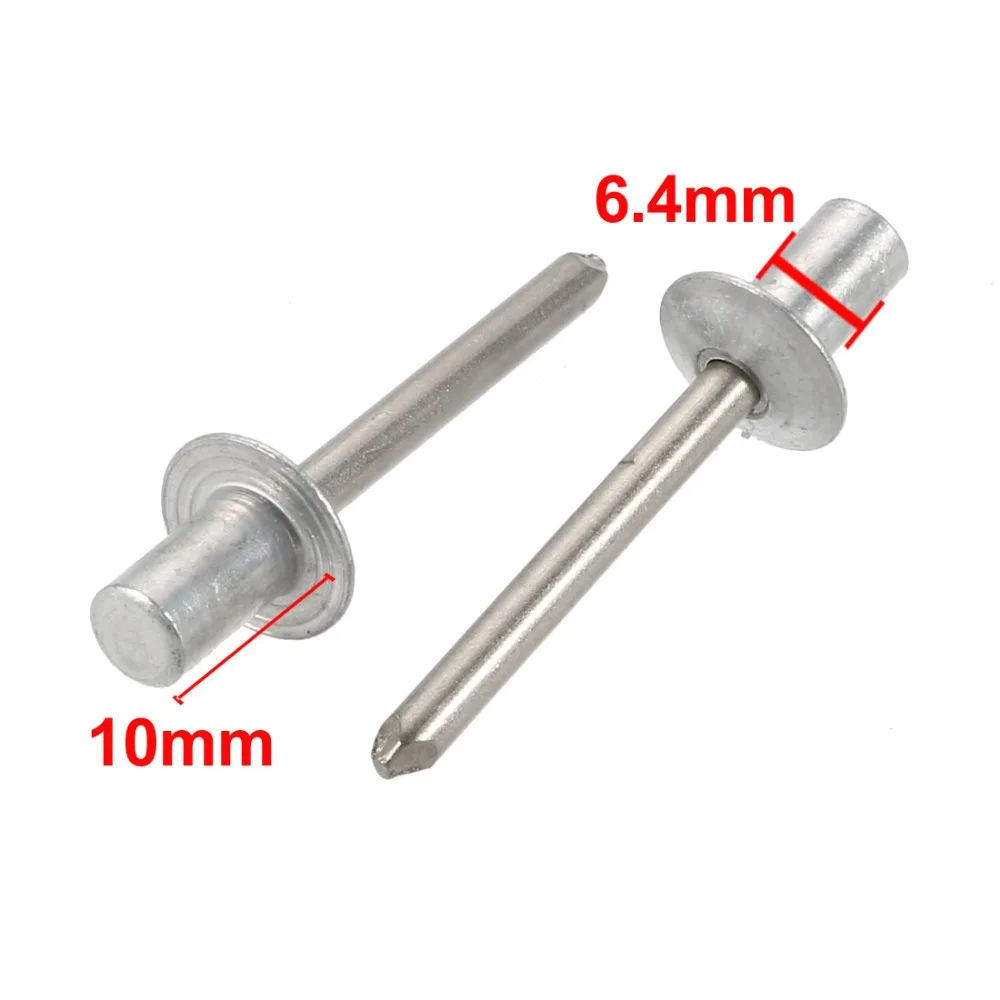 

80pcs Blind Rivets Aluminum Round Dome Head Closed End Blind Rivet Fasteners For Machinery Electric Equipment 6.4/10/13/16mm