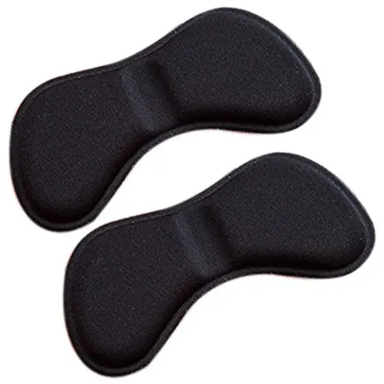 ABDB 4 пары стельки для обуви, предотвращающие натирание пятки, наклейки для пятки, регулировка длины обуви, черный+ бежевый