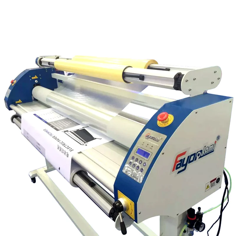 

Banner Laminator Machine 63" Free Shipping Fast Speed Cold Roll To Roll Lamination Machine