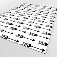 Еще черные стрелки геометрический, ацтекский скандинав 3d принт нескользящие микрофибры Гостиная Декоративные Современные моющийся коврик коврики