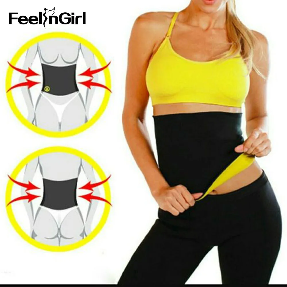 FeelinGirl Neoprene Shapers Waist Trainer Women Body Shaper Sweat Work