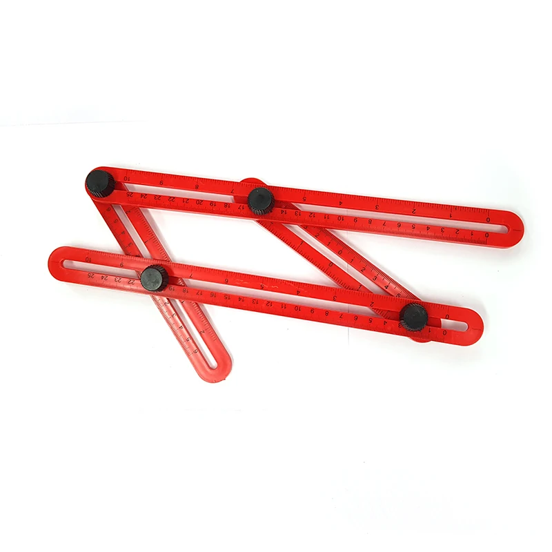 1 pcs Multifunction Four Square Feet Folding Ruler Length 30cm Scalein