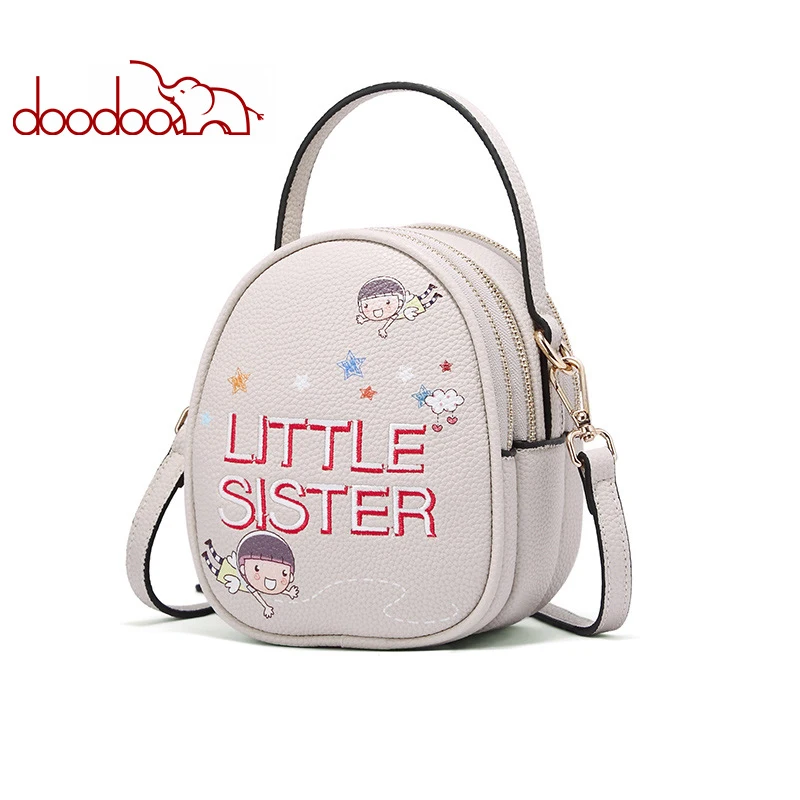 

Doodoo Fashion Women Shoulder Bag Luxury Cute Womens Messenger Bags High Quality Circular Handbag Design Ladies Crossbody Bags