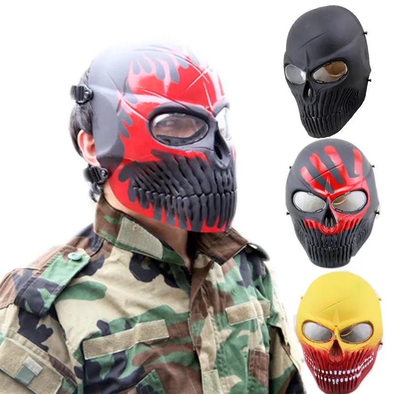 

Halloween Party Cosplay Full Face Mask Terminator Skull Hunting Tactical Airsoft Masks