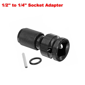 

2PCS 1/2'' Square 1/4'' Hex Ratchet Socket Adapter Drive Converter Impact Tool