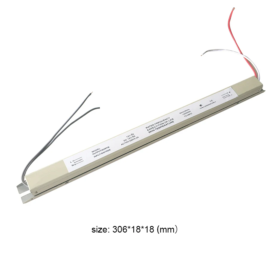 Светодиодный драйвер переменного тока 220 В постоянного тока 12 В 2A 3A 4A 5A 7A ультратонкий импульсный источник питания трансформатор освещения для светодиодной ленты световой короб