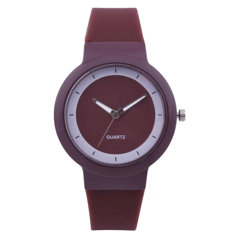 Fashion women watches bracelet watch ladies Silicone Band Analog Quartz Round Wrist Watch Watches clock Relogio Masculino S20 (3)