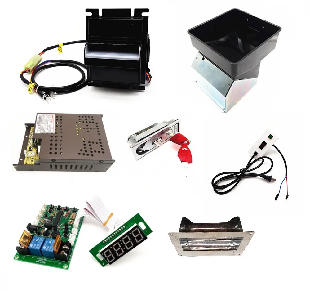 

1 kit for Multi Banknotes Bill Acceptor to Coin Token with JY-142 Control Board Coin Collector for Coin Changer Machine