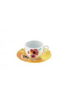 

Coffee Cups For Six People Pattern Watercolor Yellow VAC