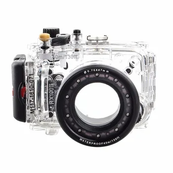 

Meikon 40m 130ft Waterproof Underwater Camera Housing Case Bag for Sony RX100 Mark II 2 M2