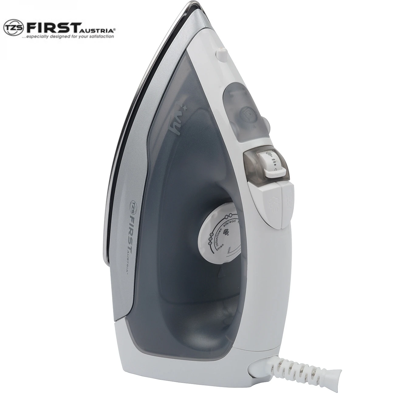 Iron FIRST FA-5605-2-GR 1200 watts grey | Бытовая техника