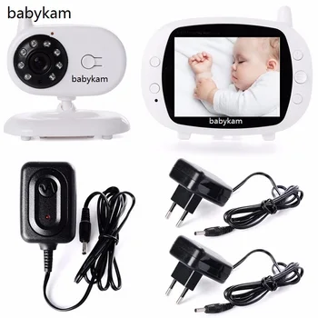 

303 bebek telsizi baby nanny 3.5 inch LCD bebek kamera IR Night Vision video intercom Lullabies Temperature Monitor