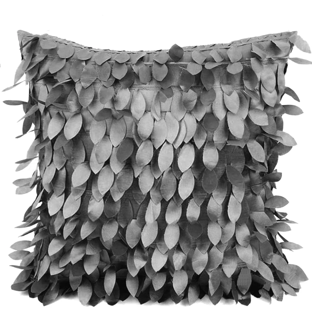 3D Fallen Leaves Couch Cushion Cover Home Throw Sofa Wedding Decor