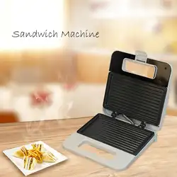 Многофункциональный Электрический сэндвич-мейкеры Нержавеющая сталь антипригарное покрытие гриль вафельница тостер, Завтрак машина