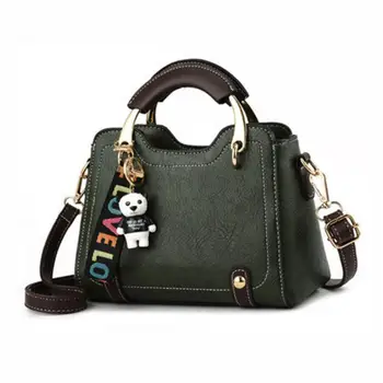 

Ladies PU skin Shoulder Bag 2018 new style bag Korean Edition Portable Quality bag Lady Shoulder Bags Casual free holograms