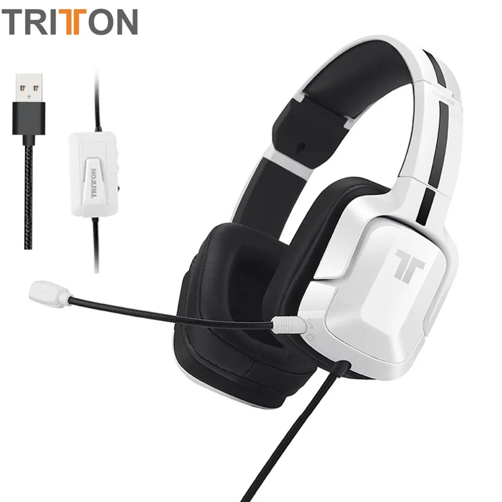 

TRITTON Kunai Pro 7.1 Channel Surround Sound USB PC Gaming Headset Over Ear Headphones with Microphone, USB Gaming Headphones
