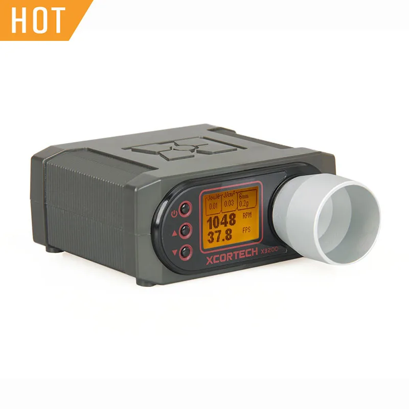 

PPT X3200 High-Power Airsoft Shooting Chronograph FPS Speed Tester LCD Display 6 Memory Slots gs35-0002