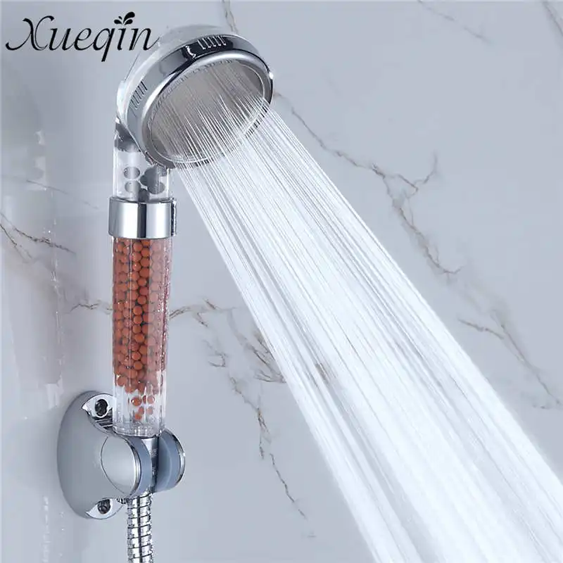 

Xueqin Bathroom Water Shower Anion SPA Shower Head Water Saving Rainfall Shower Head High Pressure ABS Spray 2 Size for choice
