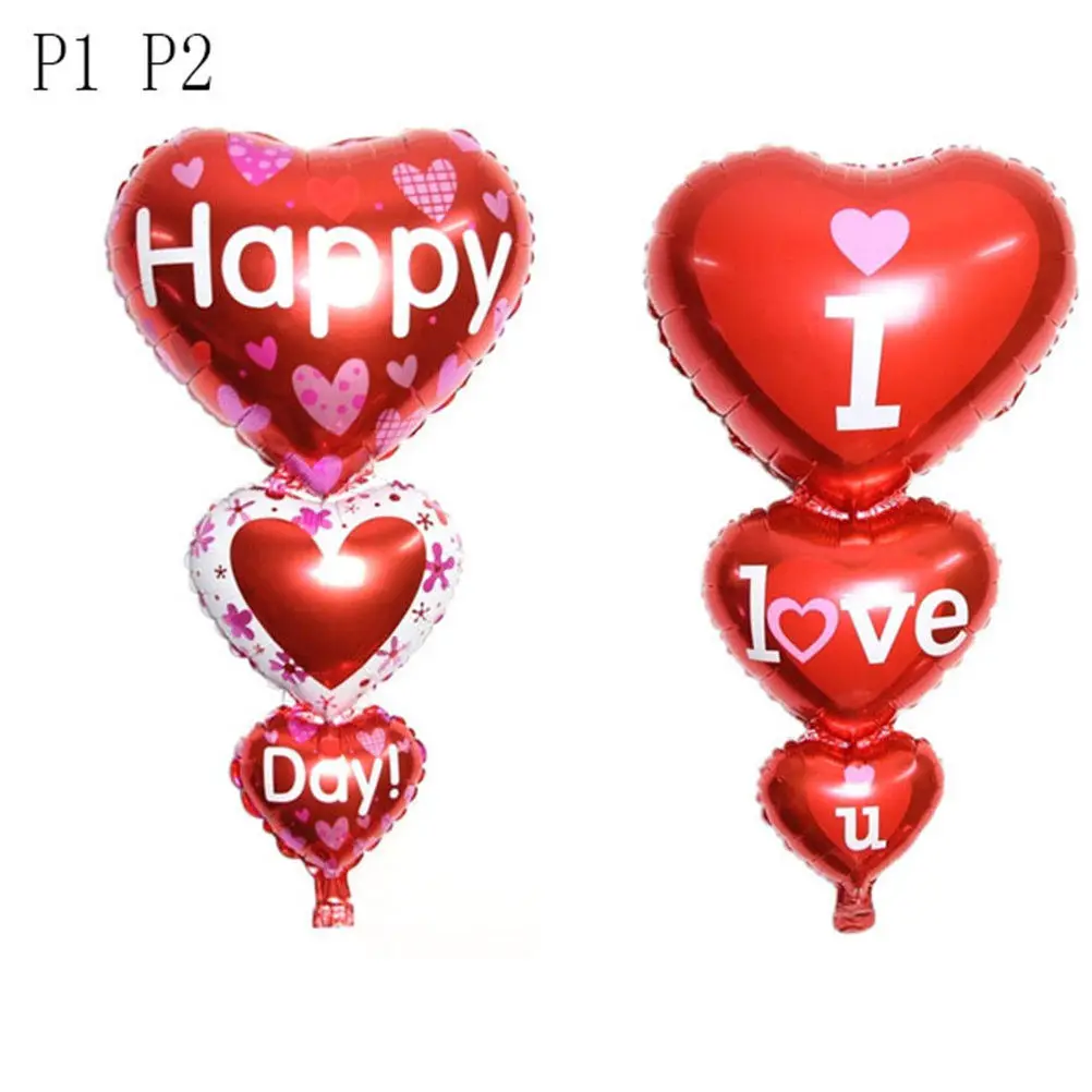 Haodeba I Cinta Anda Dan Selamat Hari Valentine Balon Jantung Balon