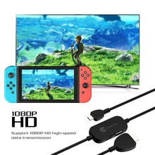 GameSir GTV120 20 V/3A Mini 1080P HDMI дисплей адаптер и конвертер кабель лучше всего для nintendo Switch/HUAWEI/samsung/microsoft