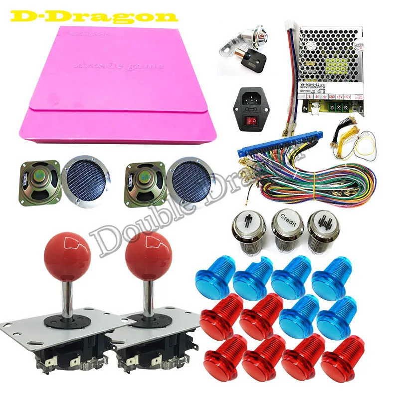 

1 kit New amusement multi video games 645 in 1 PCB game board kits Just Another Pandora's Box 4 CGA&VGA DIY Arcade Game Cabinet