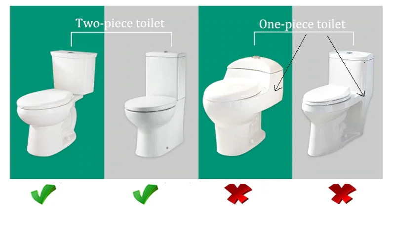 Набор для ремонта Слива туалета, кнопочный клапан, двойной сливной клапан, подходит для раздельного типа, резервуар для туалета
