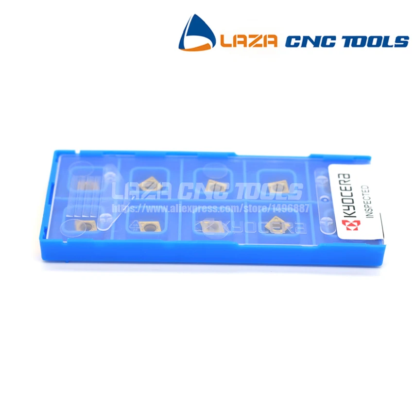 

CCMT060204-HQ CA5525 *10pcs Kyocera Turning Carbide inserts,kyocera blade for steel,Cutting Tip for SCLCR/SCKCR/SCMCN Toolholder
