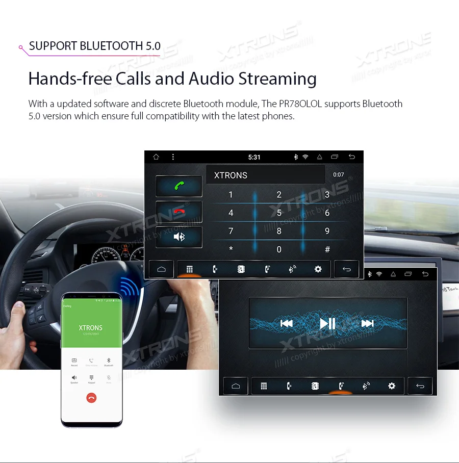 Top XTRONS 7" Android 8.1 Octa Core 2GB RAM 16GB ROM Car Stereo Radio GPS navigation for OPEL Astra Corsa Zafira for VAUXHALL No DVD 11