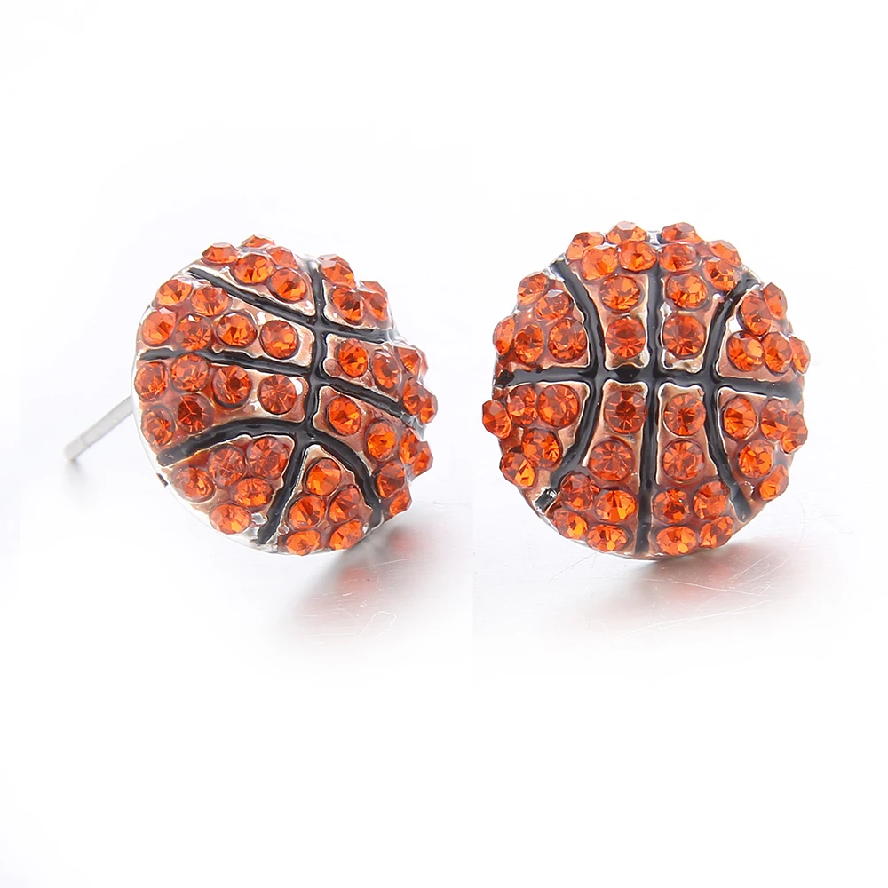 Lureme Fashion Crystal Rhinestone Post Stud Earring Silver Bling