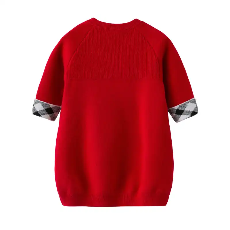 baby girl red sweater dress