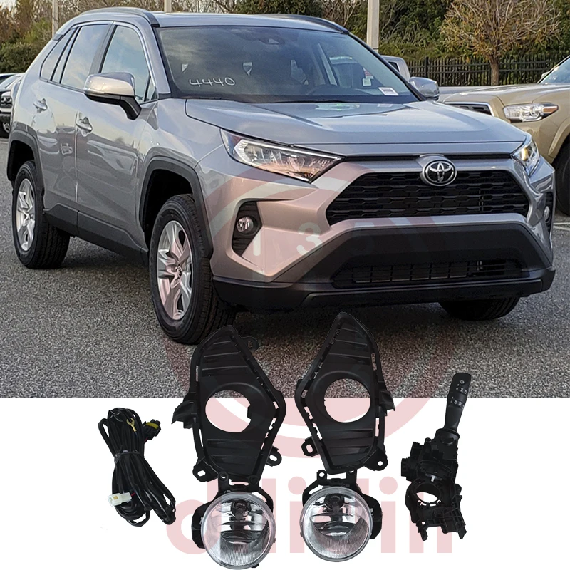 Fog Lamp Light Kit Combination Switch For Toyota Rav4 2018 2019 2020 Fog Lamp Light Kit Combination Switch