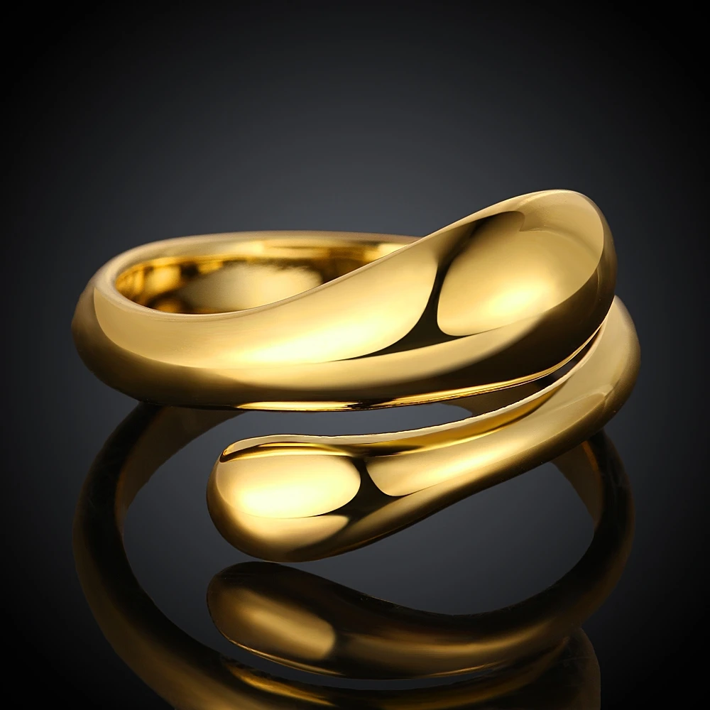 Uloveido Adjustable Rose Gold Color Ring Vintage Wedding ...
