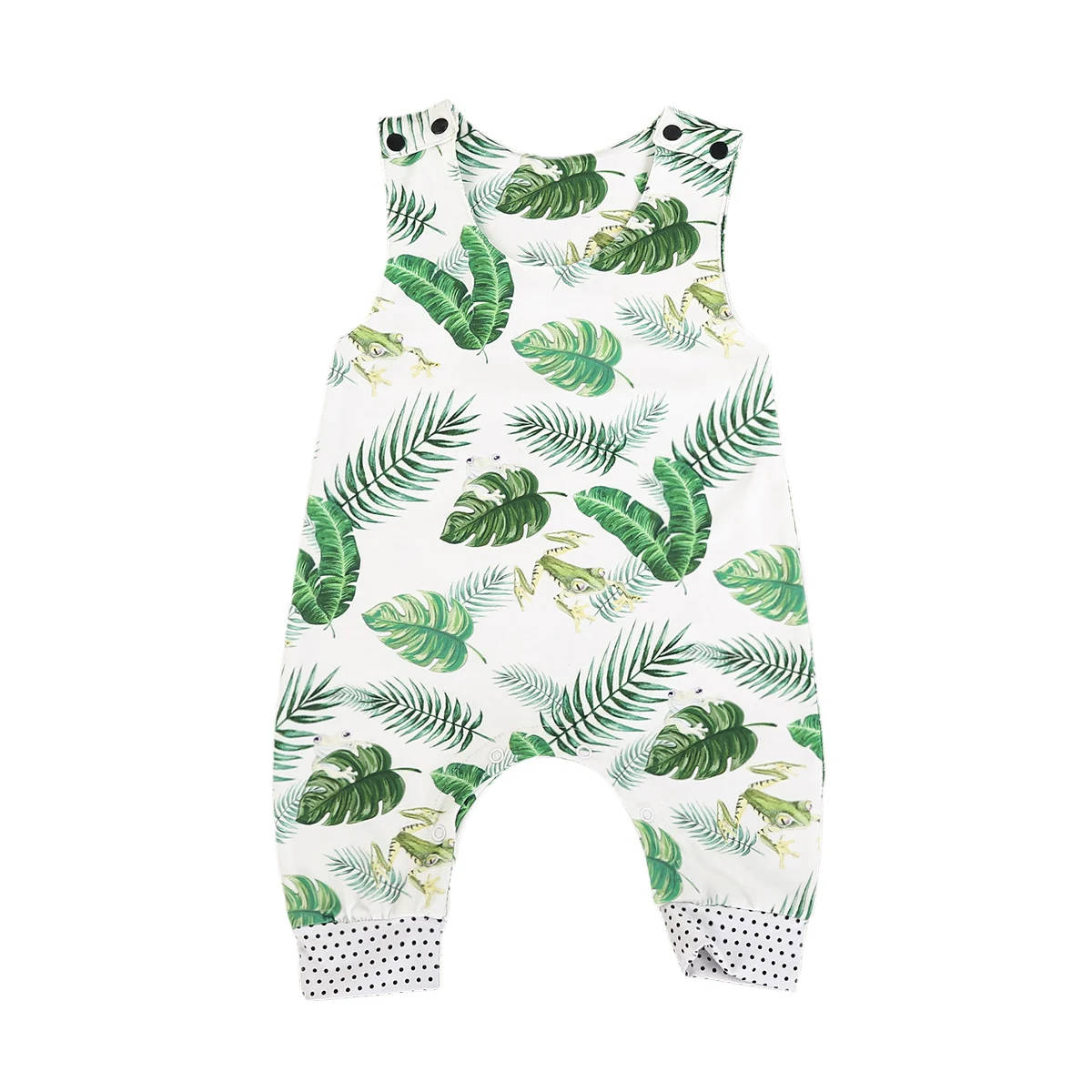 Toddler Baby Boy Girl Frog Romper Jumpsuit Outfit Playsuit Clothes