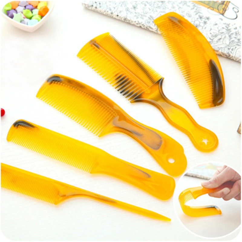 Plastic comb tendon break wide tooth comb thick hair comb anti-static Taobao gift wholesale