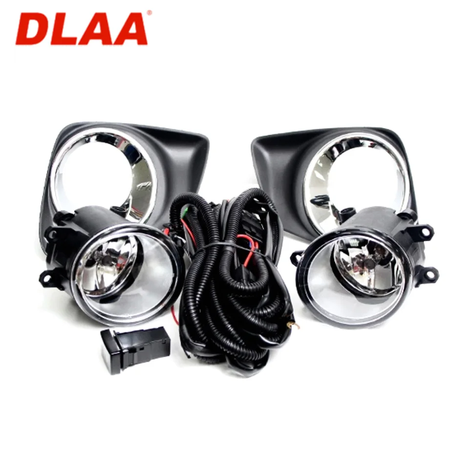 Для Toyota Corolla E150 2010 2013 Комплект противотуманных фар с проводкой и кнопкой DLAA TY 422C|fog