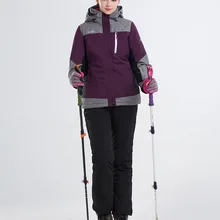 LANLAKA Женская лыжная куртка брюки сноуборд костюм ветронепроницаемая водонепроницаемая верхняя спортивная одежда супер теплая одежда брюки женский костюм комплект