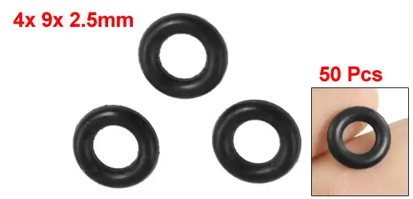 uxcell 50 Pcs 8.5mm x 11.5mm x 1.5mm Nitrile Rubber Sealing O Ring Gasket Washer