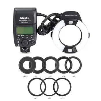 

Meike MK-14EXT MK-14-EXT ETTL Macro TTL ring flash AF assist lamp For Canon DSLR Cameras 5D Mark II 7D 60D 600D 550D 450D