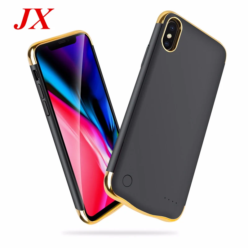 5500 мАч для iPhone X чехол батареи умный мобильный аккумулятор зарядное устройство