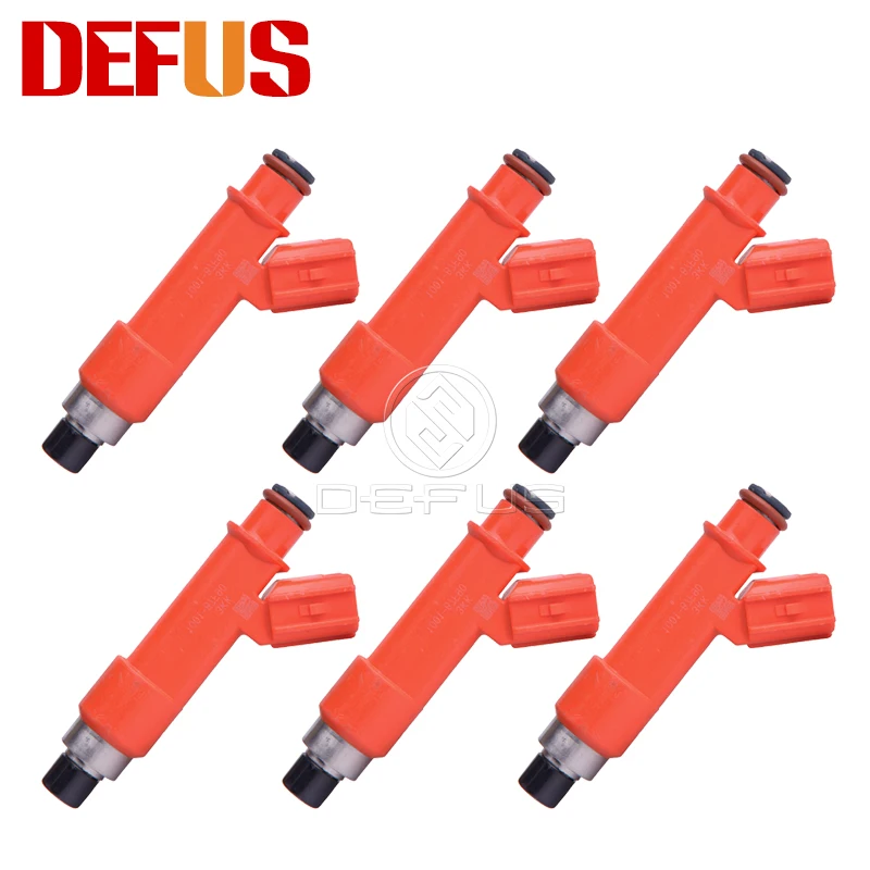 

DEFUS 6X High Quality Fuel Injector 1001-87F90 EV14 For Toyota 1.8L Corolla AE86 MR2 4AGE Celica Matrix Elise Hot Sale
