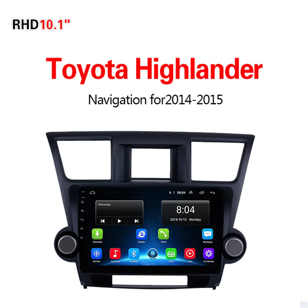 

Lionet GPS Navigation for Car Toyota Highlander 2014-2015 10.1Inch RT1012Y