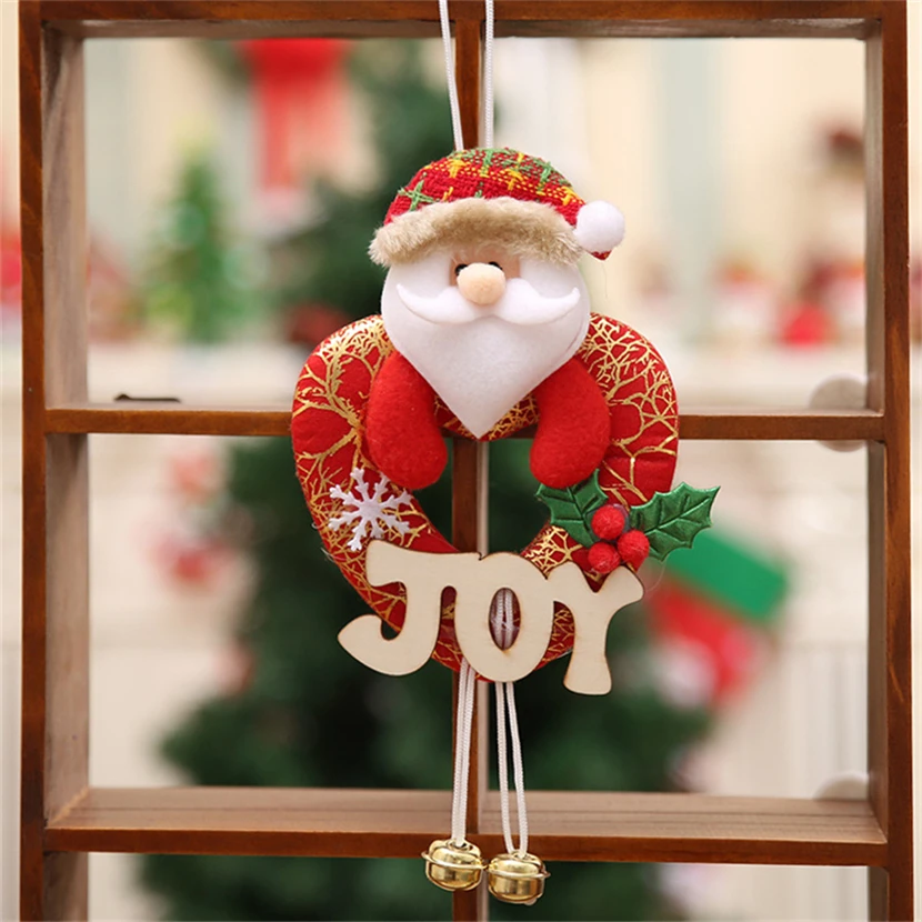 Рождественский настенный фаршированный меховой шарик-Подвеска Дети Взрослые плюшевые игрушки для дома детская комната для мальчиков и девочек украшения Рождественские подарки
