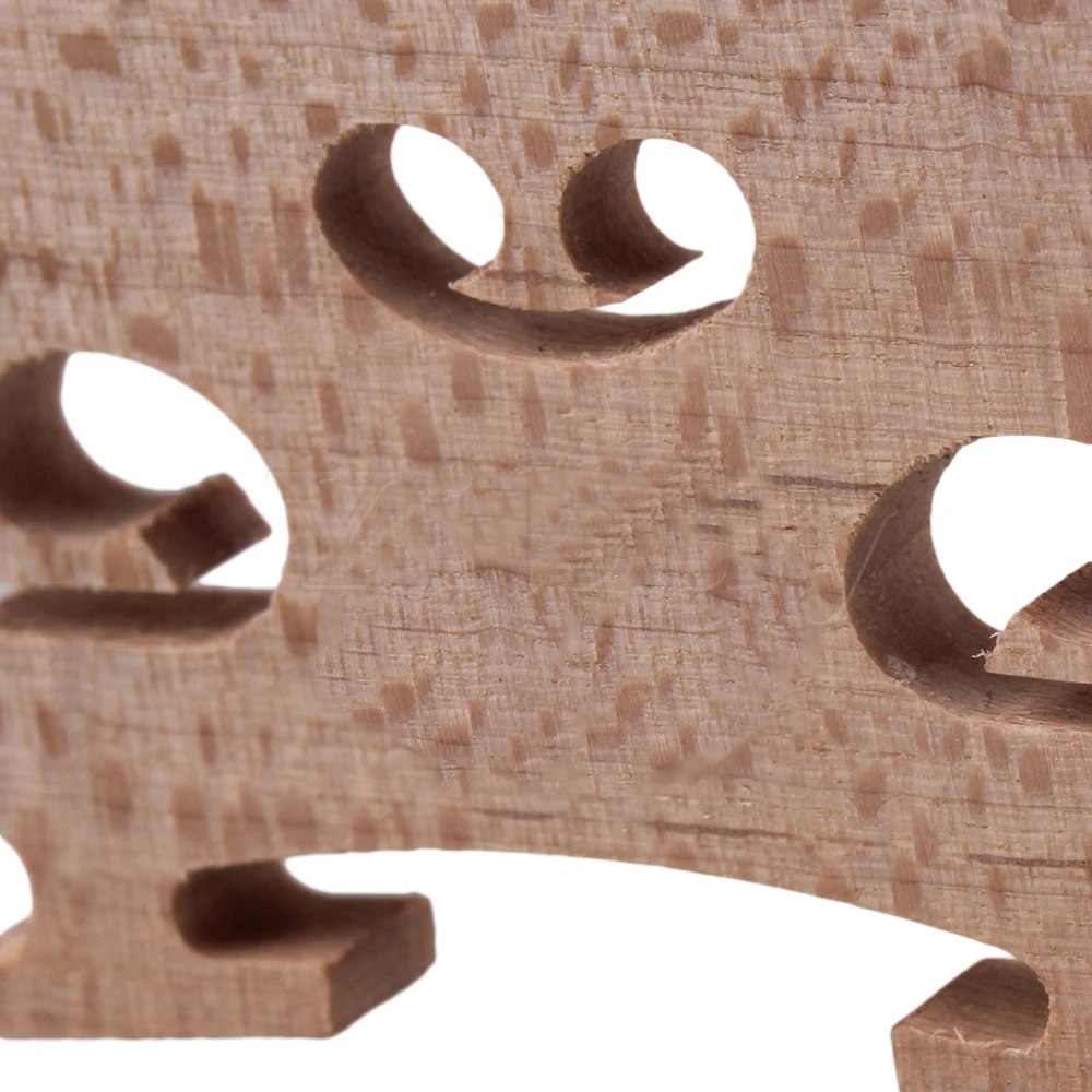US $10.00 Yibuy Burlywood Maple Burlywood Violin Bridge for 44 Full Size Pack of 60
