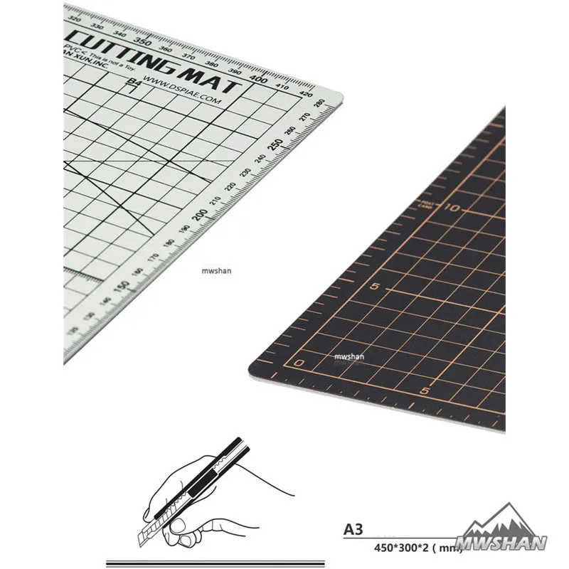 DSPIAE AT-CA3 модель коврик для резки двухстороннее использование A3 Modeler инструменты для рукоделия моделирование хобби аксессуар