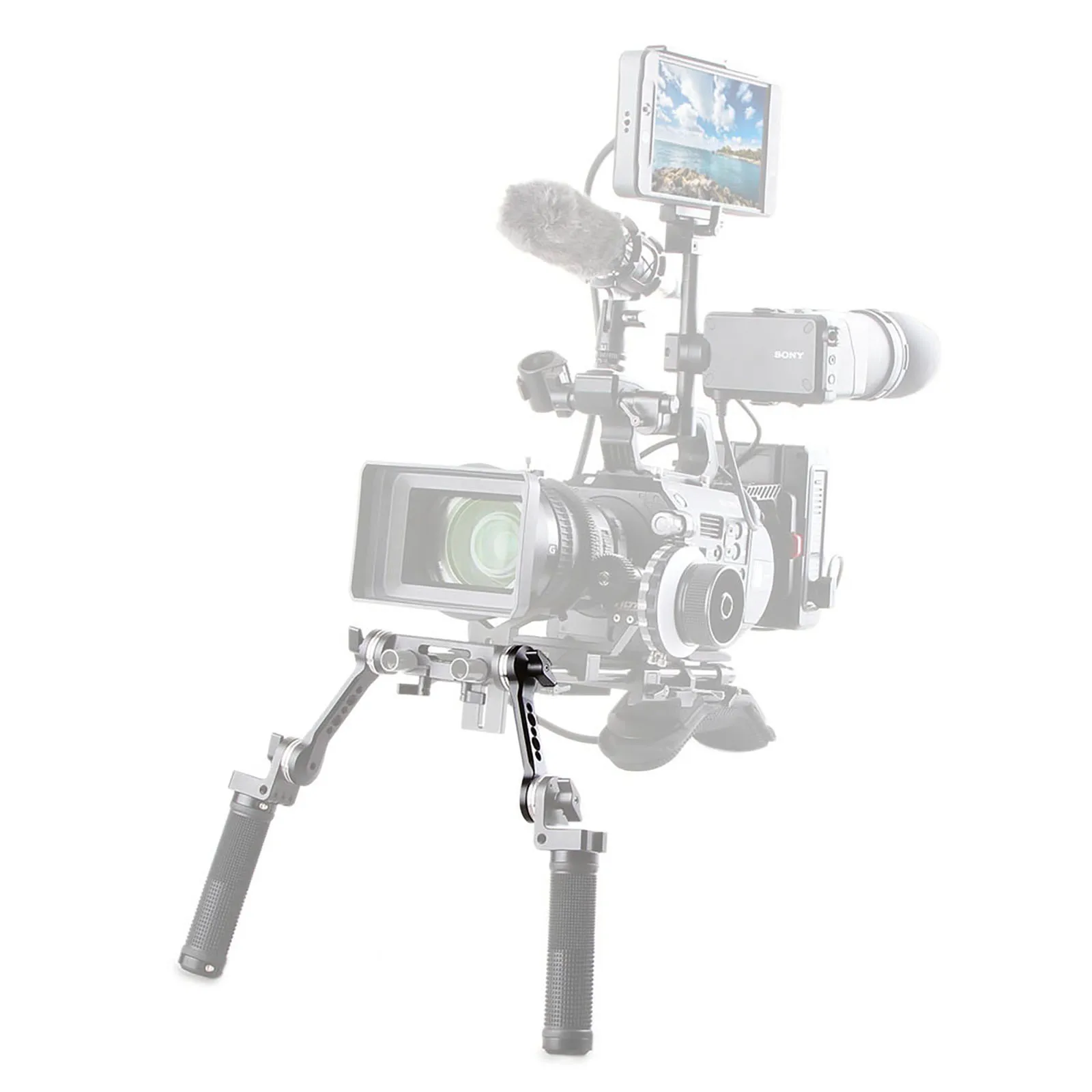 SmallRig DSLR камера плечо Rig удлинитель руки Dogbone Arri розетка Arm(Диаметр 31,8 мм) Двойная камера плеча Rig-1684