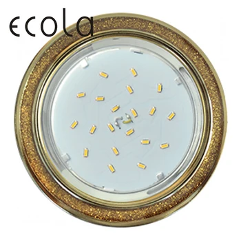 

Ecola gx53 h4 dl3901 glass downlight recessed round under glass for gx53 bulbs circle without reflector 38x133