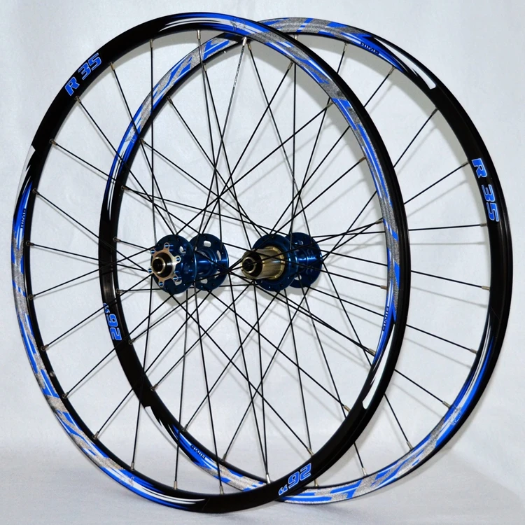 Discount mountain bike bicycle wheel front 2 rear 4 bearing japan hub 24h super smooth wheel wheelset Rim26in 27.5in QR 1580g 34 Discount mountain bike bicycle wheel front 2 rear 4 bearing japan hub 24h super smooth wheel wheelset Rim26in 27.5in QR 1580g 34