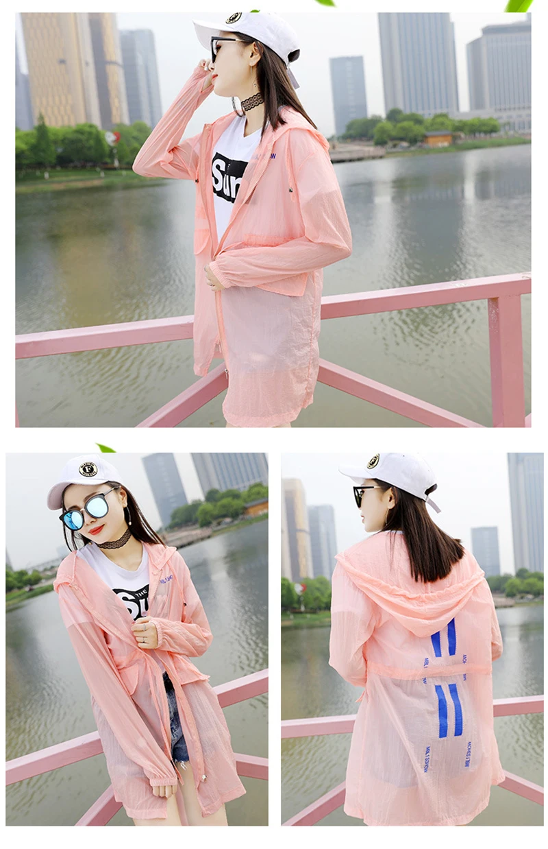 7Sun Shirt Quick Dry Sun UV Protection Women Hooded Jackets Thin Long Windbreaker Breathable Beach Cycling Hiking Sunscreen Tops