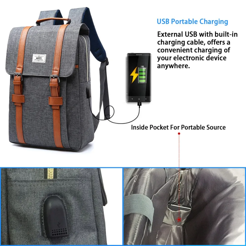 Тонкая сумка из полиэстера школьные сумки ткани Оксфорд рюкзак с usb портом для
